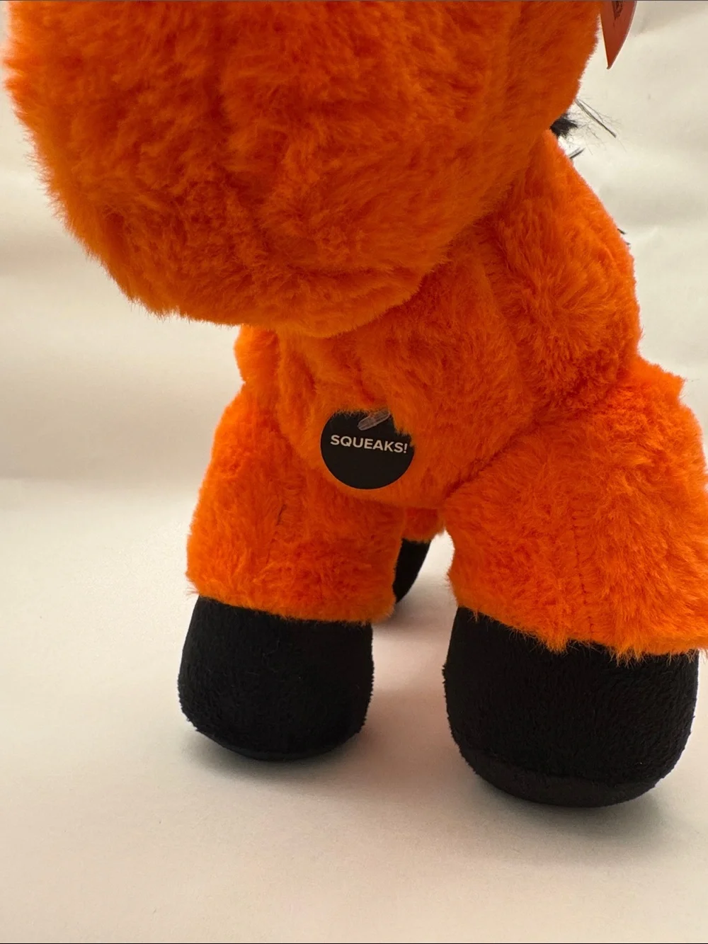 Pet Smart Halloween Happy Plush Toy Orange Unicorn